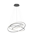 Lampy wiszące - Paul Neuhaus Tessara Wisząca Z Pilotem Z Regulacją Barwy Światła I Ściemnianiem Antracyt 2124-13 - product 2