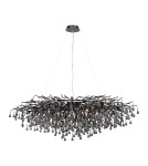 Lampy wiszące glamour - Paul Neuhaus Icicle Żyrandol Lampa Wisząca Czarny 2031-18 - product 2