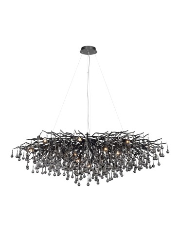 Paul Neuhaus Icicle Żyrandol Lampa Wisząca Czarny 2031-18 - produkt 2