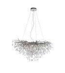 Lampy wiszące glamour - Paul Neuhaus Icicle 50cm Żyrandol Lampa Wisząca 10Xg9 Stalowy 2192-55 - product 2