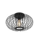 Lampy sufitowe - Leuchten Direkt Racoon Sufitowa Naturalne Drewno Bambus 1Xe27 Ciemne Drewno 11410-18 - product 2