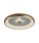 Lampy sufitowe - Leuchten Direkt Vertigo 61cm Sufitowa Z Pilotem Z Regulacją Barwy Światła I Ściemnianiem Mosiądz Mat 14386-60 - product 2