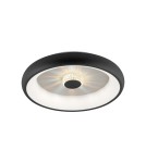 Lampy sufitowe - Leuchten Direkt Vertigo 45cm Sufitowa Z Pilotem Z Regulacją Barwy Światła I Ściemnianiem Czarny 14384-18 - product 2