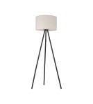 Lampy podłogowe trójnóg - Zuma Line HOLLY CZARNY/BIAŁY 19827-18 PODŁOGOWA - product 1