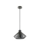 Lampy wiszące loftowe - Zuma Line DOLIA CZARNY A8080-BK WISZĄCA - product 2