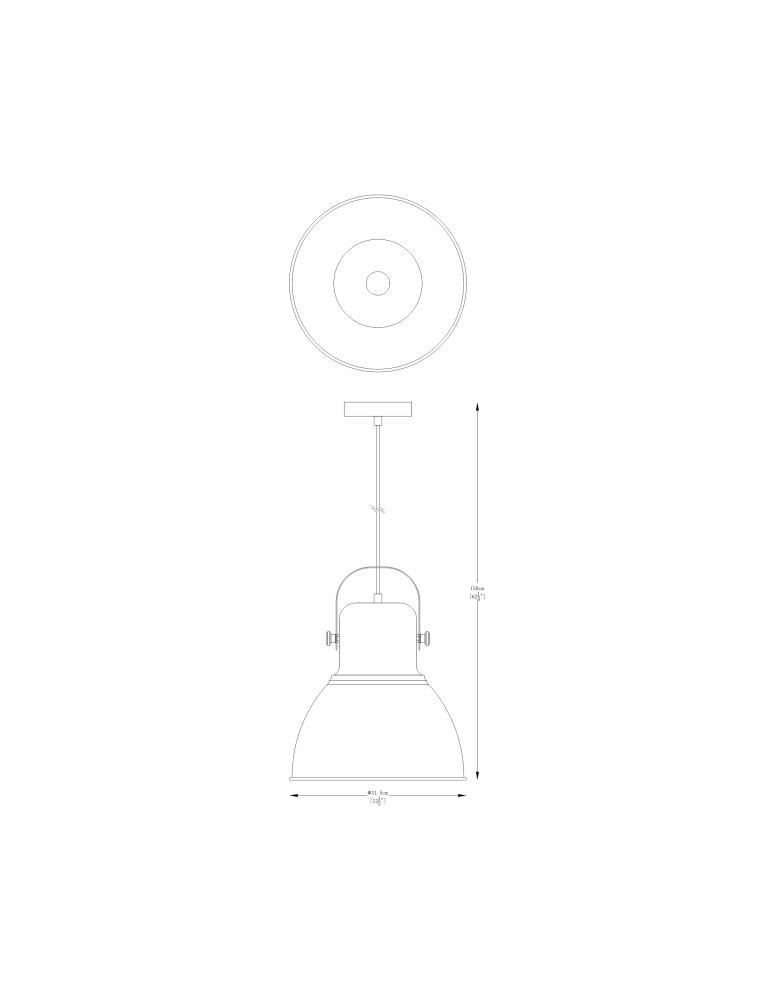 Lampy wiszące loftowe - Zuma Line KAIROS CZARNY A8015-SBK WISZĄCA - product kolory-swiatla.pl 2
