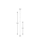 Lampy wiszące sople - Zuma Line NOVA ZŁOTY A8187S WISZĄCA - product 2