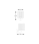 Kinkiety glamour - Zuma Line SERGIO CZARNY MAT W0528-01F-P7AC KINKIET - product 2
