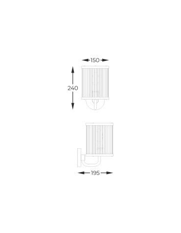 Zuma Line SERGIO CZARNY MAT W0528-01F-P7AC KINKIET - produkt 2