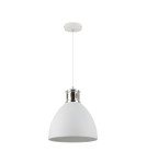 Lampy wiszące loftowe - Zuma Line MENSA BIAŁY/CHROM A8050L-SWH WISZĄCA - product 1