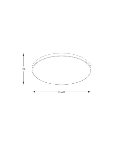 Zuma Line VERI CZARNY/BIAŁY WM-C7300-S-BL SUFITOWA - produkt 2