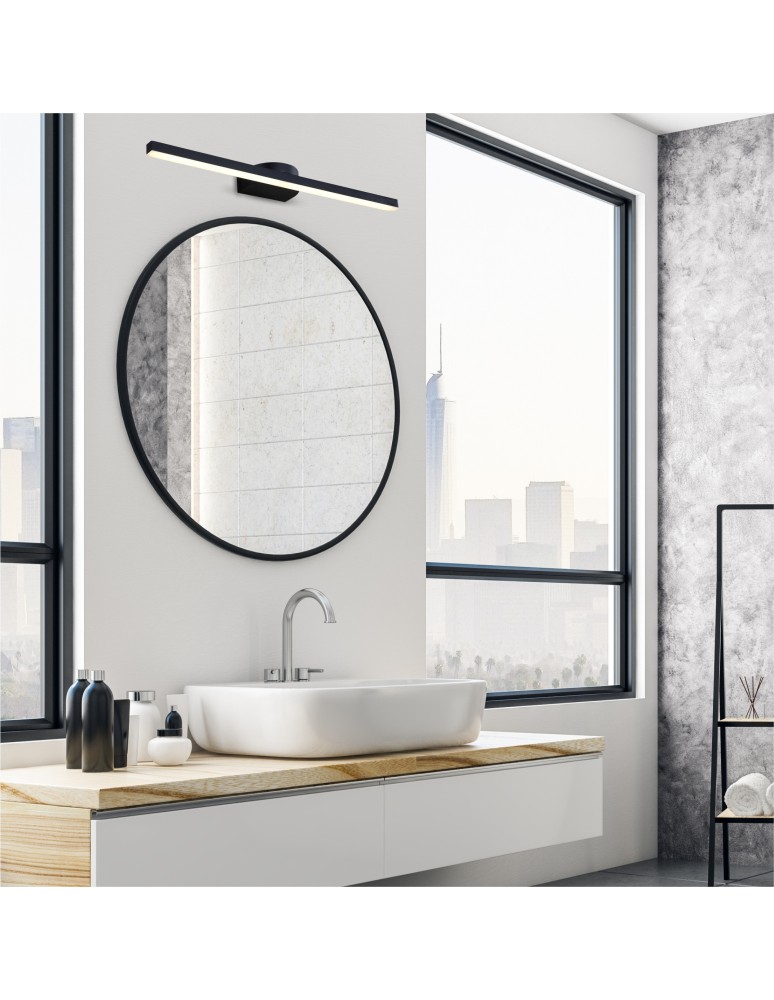 Kinkiety nad lustro - Zuma Line ARVI CZARNY W89551-60BK KINKIET - product kolory-swiatla.pl 2