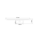 Kinkiety łazienkowe - Zuma Line ALTER ZŁOTY W89443-20W-GD KINKIET - product 2