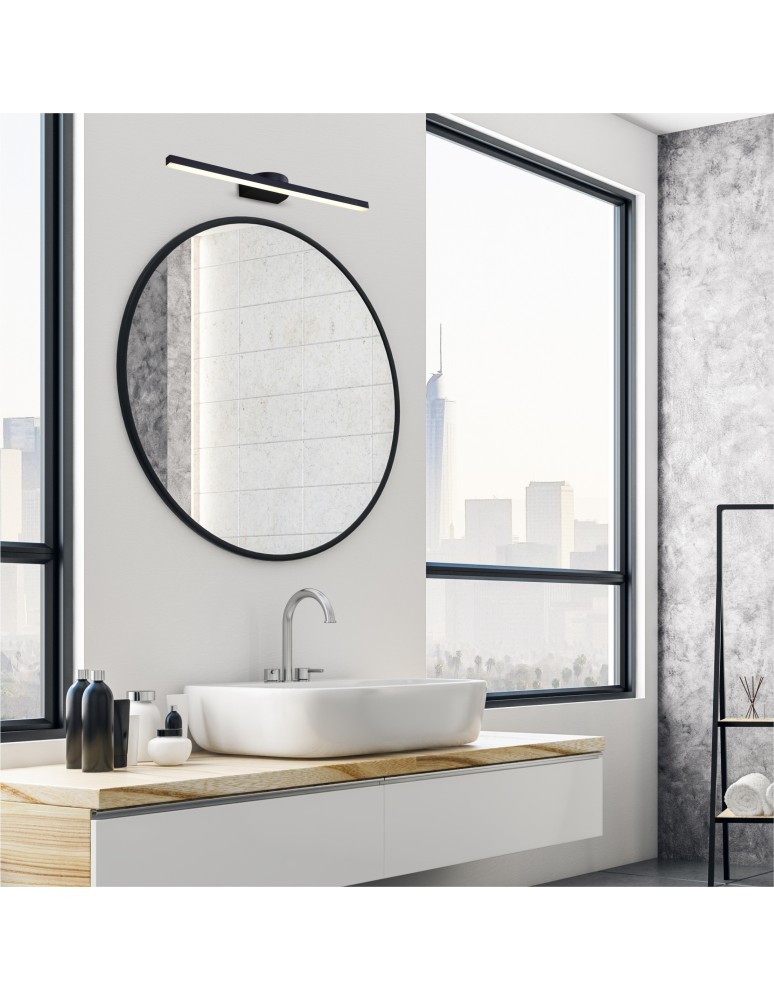 Kinkiety nad lustro - Zuma Line ARVI CZARNY W89551-40BK KINKIET - product kolory-swiatla.pl 2