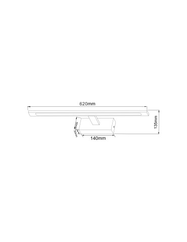 Zuma Line ALTER CHROM W89443-20W-CH KINKIET - produkt 2