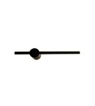 Kinkiety designerskie - Zuma Line TROY CZARNY W90477-40BK KINKIET - product 1