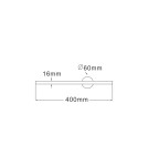Kinkiety designerskie - Zuma Line TROY CZARNY W90477-40BK KINKIET - product 2