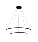 Lampy wiszące okręgi - Zuma Line HORIK CZARNY PEN89424-60+90BK WISZĄCA - product 1