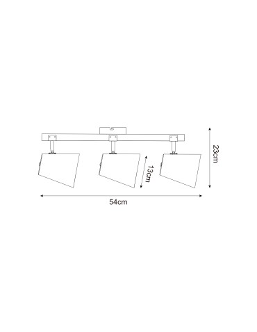 Zuma Line ELTI CZARNY/NATURALNY P22077-3TU SPOT - produkt 2