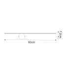 Kinkiety nad lustro - Zuma Line FAD CZARNY MAT WL22032G-L60 KINKIET - product 2