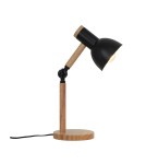 Lampy stołowe dziecięce - Zuma Line BALBO CZARNY MAT/DREWNO T22004B-BL STOŁOWA - product 1