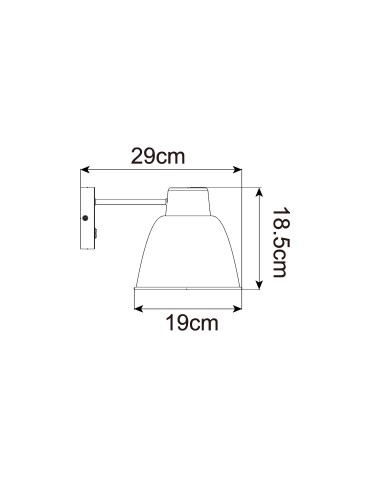 Zuma Line ORLO BIAŁY/DREWNO P21031M-1W KINKIET - produkt 2