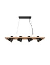Zuma Line ELTI CZARNY/NATURALNY P22077-4 WISZĄCA
