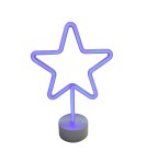 Lampy stołowe dekoracyjne - Zuma Line NEON NIEBIESKI FM-NB20 STOŁOWA - product 1