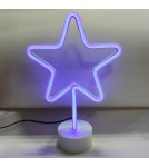 Lampy stołowe dekoracyjne - Zuma Line NEON NIEBIESKI FM-NB20 STOŁOWA - product 3
