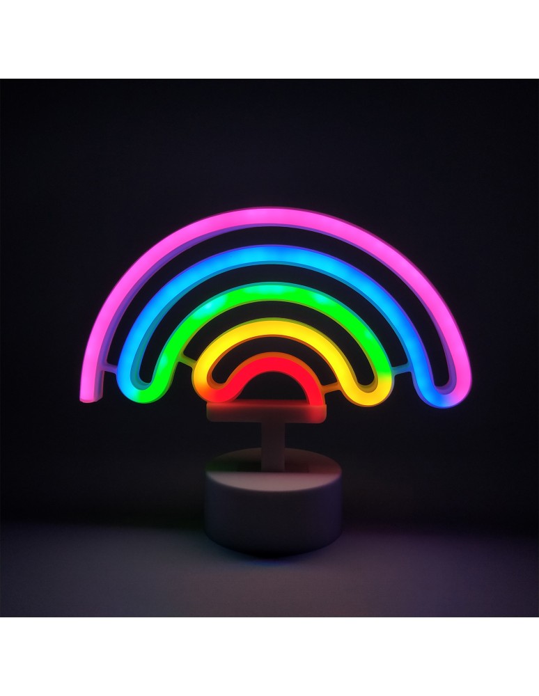 Lampy stołowe dziecięce - Zuma Line NEON RÓŻOWY/NIEBIESKI/ZIELONY/ŻÓŁTY/CZERWONY FM-NB04 STOŁOWA - product kolory-swiatla.pl 2