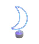 Lampy stołowe dekoracyjne - Zuma Line NEON NIEBIESKI FM-NB27 STOŁOWA - product 1