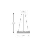 Zuma Line CZARNY MAT PD2304400R-MB WISZĄCA Zuma Line CZARNY MAT PD2304400R-MB WISZĄCA