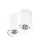 Oprawy sufitowe na wymienne źródło światła - Azzardo BROSS 2 WHITE 2xGU10 Natynkowa Biały AZ0859 - product 1