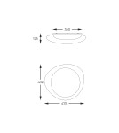 Lampy sufitowe LED - Zuma Line  BIAŁY MAT FM2201001-470 SUFITOWA - product 2