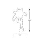 Lampy stołowe dziecięce - Zuma Line NEON ZIELONY/ŻÓŁTY FM-NB32 STOŁOWA - product 3