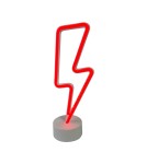 Lampy stołowe dekoracyjne - Zuma Line NEON CZERWONY FM-NB28 STOŁOWA - product 1