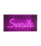 Lampy stołowe dekoracyjne - Zuma Line NEON RÓŻOWY FM-NLB46 KINKIET - product 1