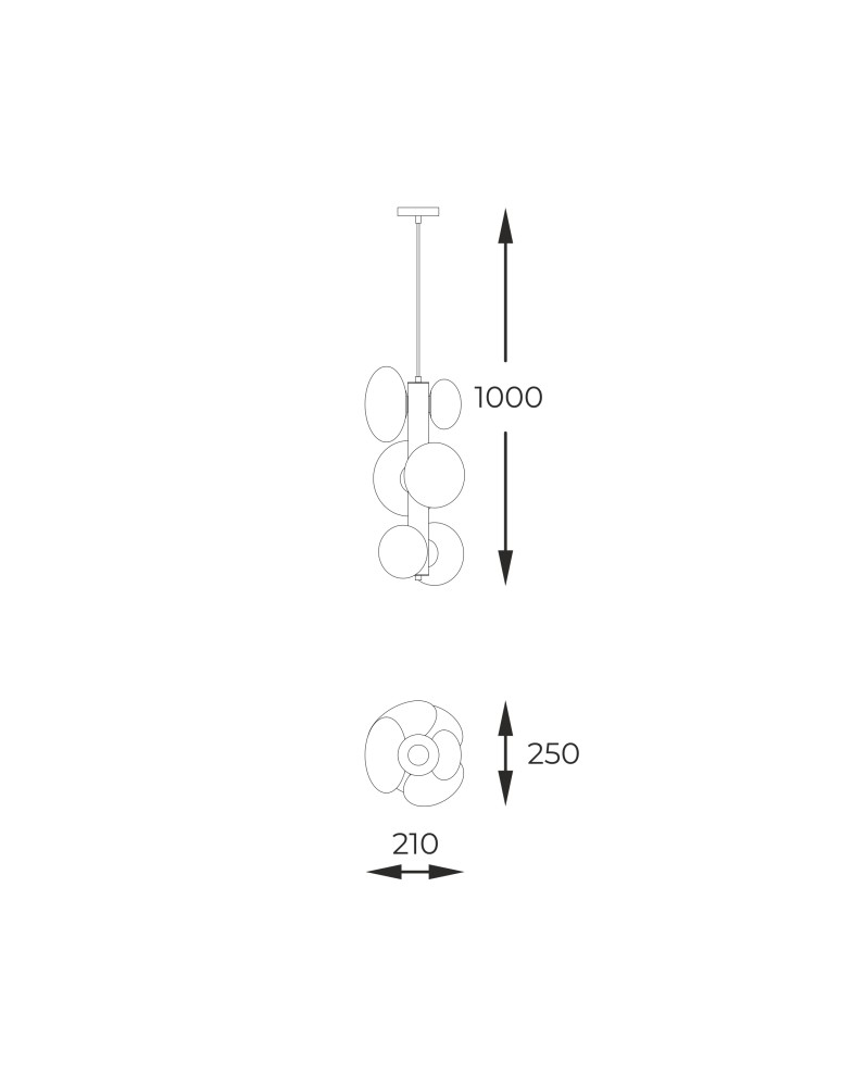 Zuma Line OMI ZŁOTY 1195 WISZĄCA Zuma Line OMI ZŁOTY 1195 WISZĄCA