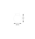 Małe lampy sufitowe - Zuma Line ARCTURUS CZARNY MAT C0574-01D-P7AA SUFITOWA - product 2