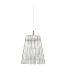 Lampy wiszące glamour - Zuma Line BACH ZŁOTY/PRZEZROCZYSTY P0547-01H-F9AC WISZĄCA - product 2