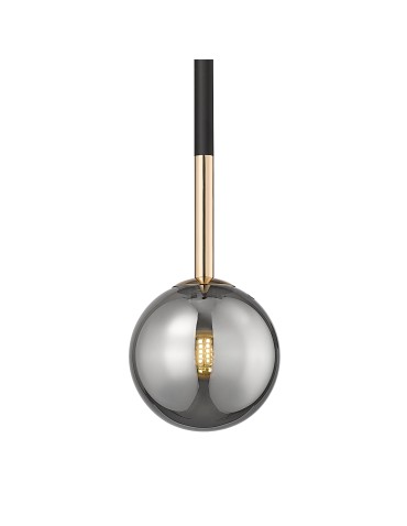 Zuma Line ARCTURUS CZARNY MAT/FRANCUSKIE ZŁOTO/SZKŁO CHROM P0574-01F-SDFZ WISZĄCA - produkt 2