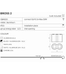 Oprawy sufitowe na wymienne źródło światła - Azzardo BROSS 2 WHITE 2xGU10 Natynkowa Biały AZ0859 - product 2
