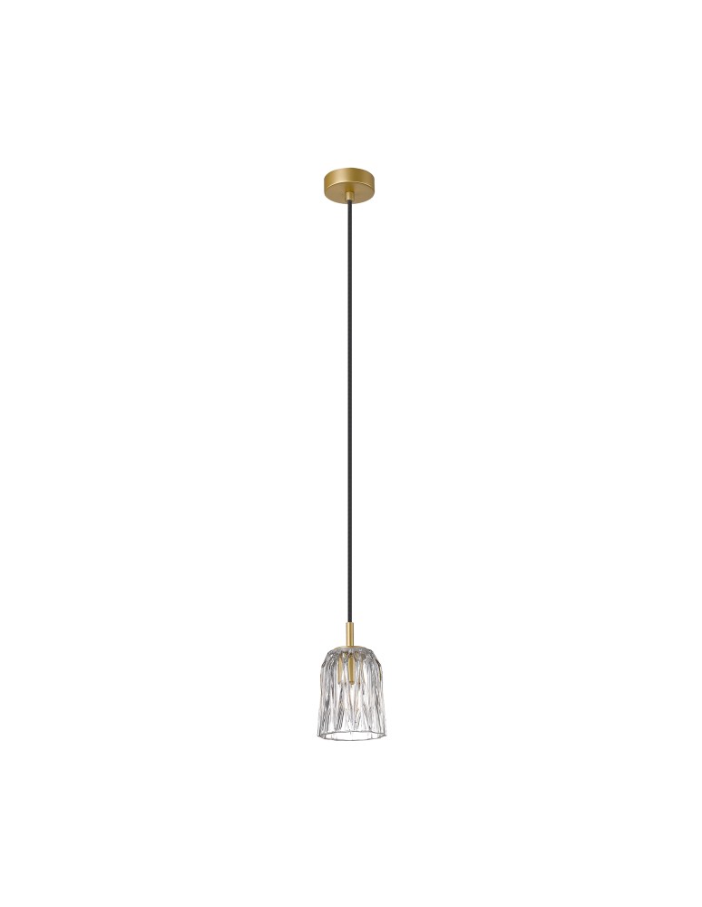 Zuma Line TAZZA ZŁOTY/PRZEZROCZYSTY P0590-01A-V7AC WISZĄCA