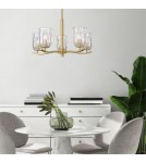 Zuma Line TAZZA ZŁOTY/PRZEZROCZYSTY P0590-05B-V7AC WISZĄCA Zuma Line TAZZA ZŁOTY/PRZEZROCZYSTY P0590-05B-V7AC WISZĄCA