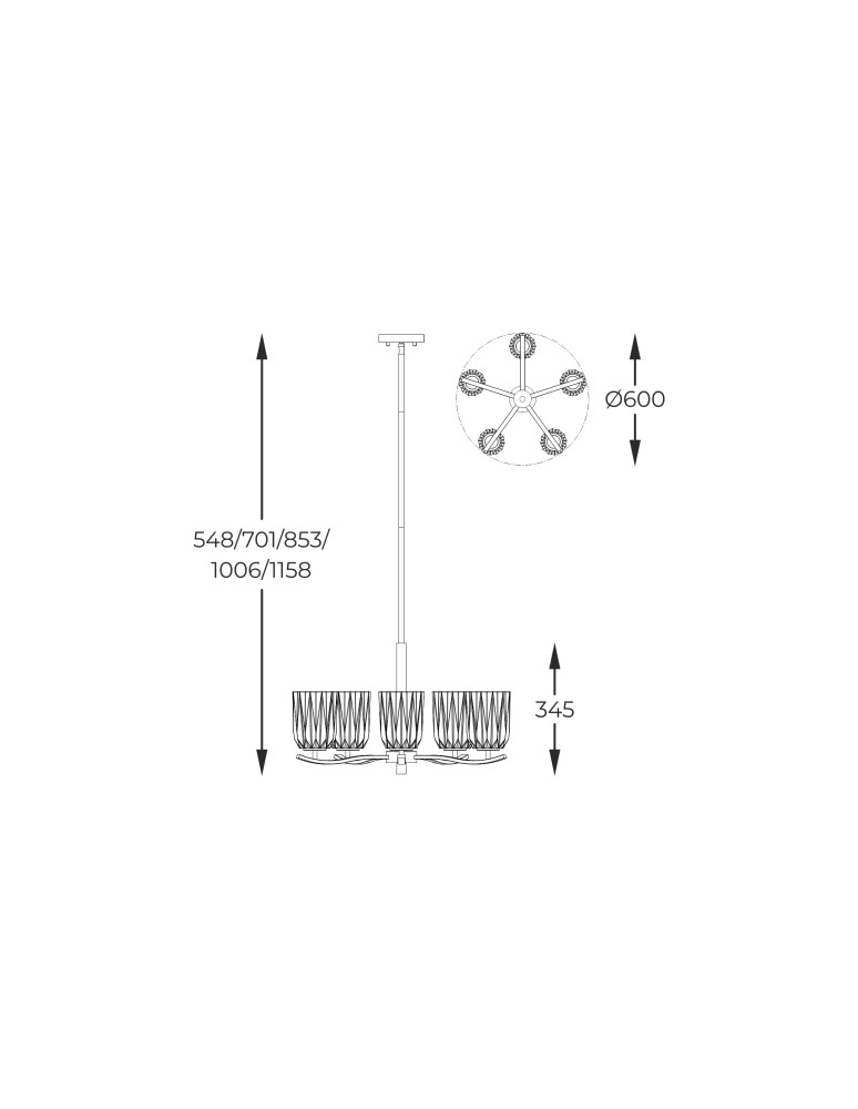 Zuma Line TAZZA ZŁOTY/PRZEZROCZYSTY P0590-05B-V7AC WISZĄCA Zuma Line TAZZA ZŁOTY/PRZEZROCZYSTY P0590-05B-V7AC WISZĄCA