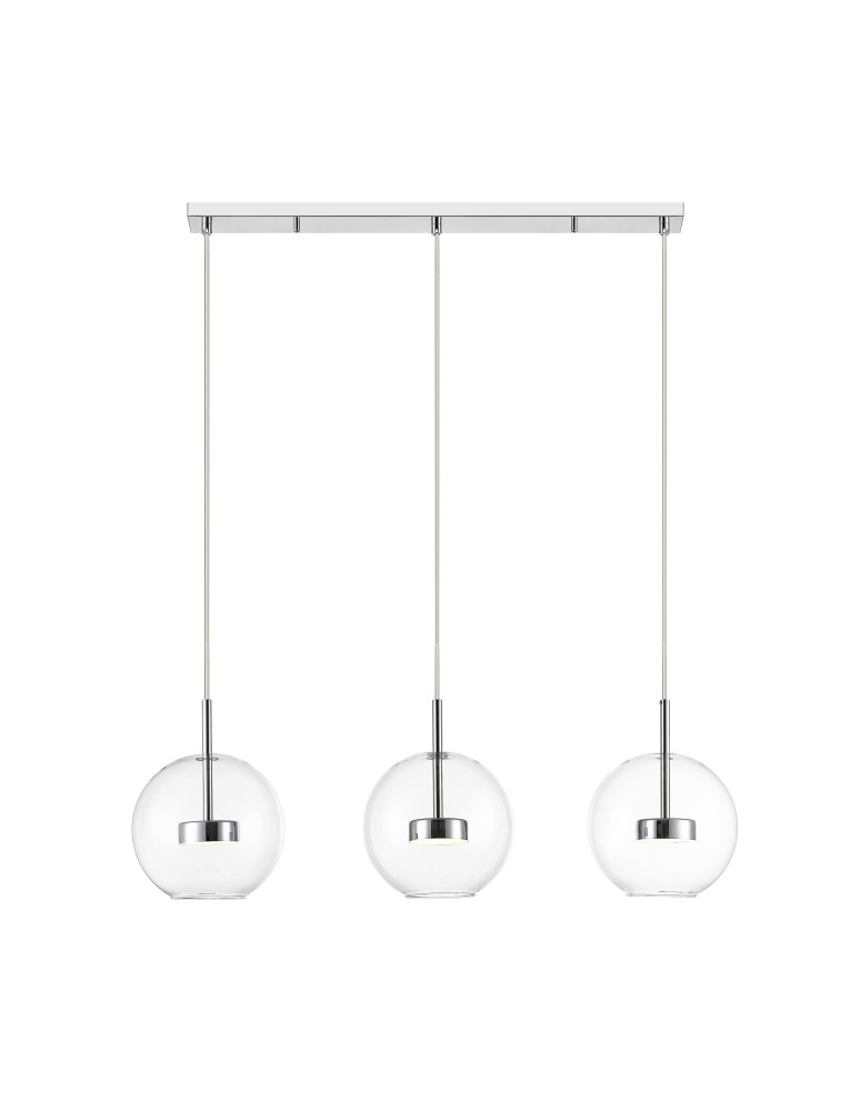 Zuma Line ENCELADUS CHROM/PRZEZROCZYSTY P0428-03J-B5AC WISZĄCA Zuma Line ENCELADUS CHROM/PRZEZROCZYSTY P0428-03J-B5AC WISZĄCA