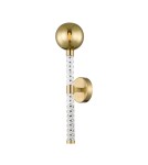 Kinkiety glamour - Zuma Line MIDA MOSIĄDZ SZCZOTKOWANY/SZKŁO ZŁOTE W0583-01A-2GHF KINKIET - product 1