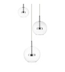 Lampy wiszące potrójne - Zuma Line ENCELADUS CHROM/PRZEZROCZYSTY P0428-03L-F4AC WISZĄCA - product 2
