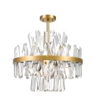 Lampy sufitowe z kryształami - Zuma Line CONSTANTINOPLE ANTYCZNE ZŁOTO/PRZEZROCZYSTY C0567-08C-7GAC SUFITOWA - product 1
