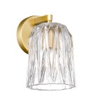 Kinkiety klasyczne - Zuma Line TAZZA ZŁOTY/PRZEZROCZYSTY W0590-01A-V7AC KINKIET - product 1